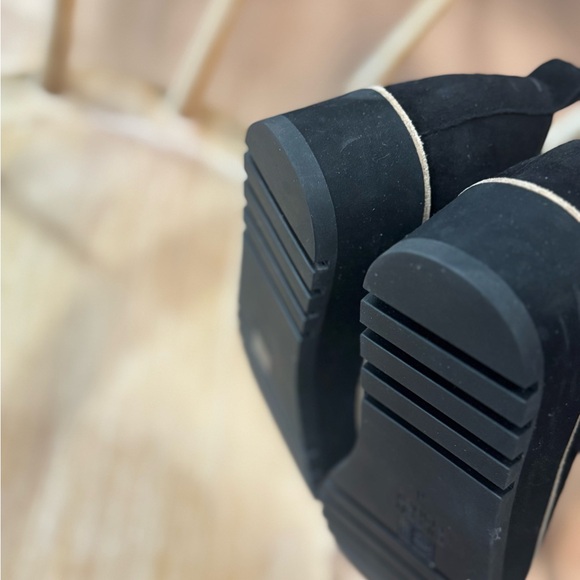 New Eileen Fisher Womens Ells Loafer-BLACK Suede PLATFORM Size 6 - Picture 9 of 10